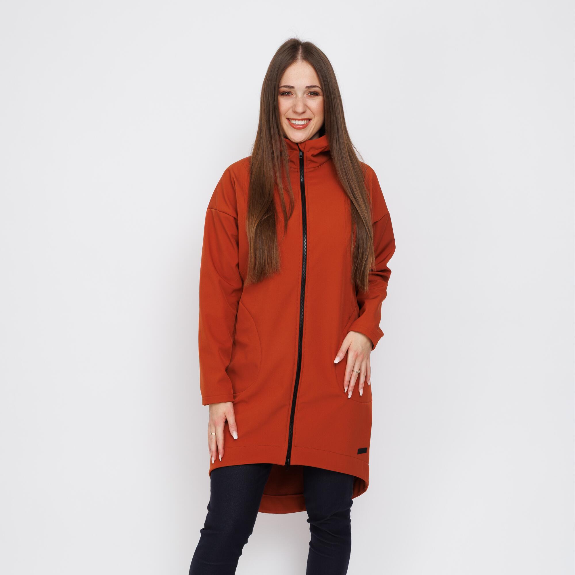 ŠIJEME SRDCEM Dámský softshellový oversize kabát