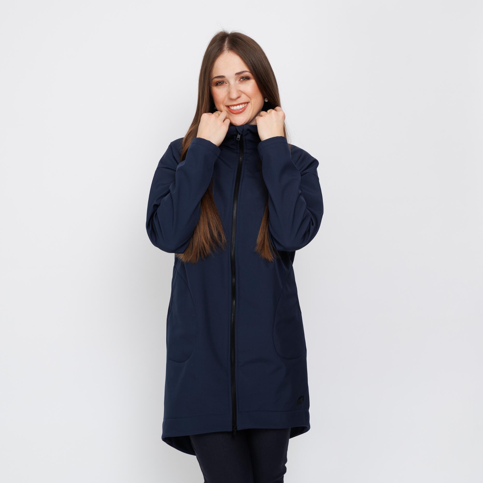 ŠIJEME SRDCEM Dámský softshellový oversize kabát