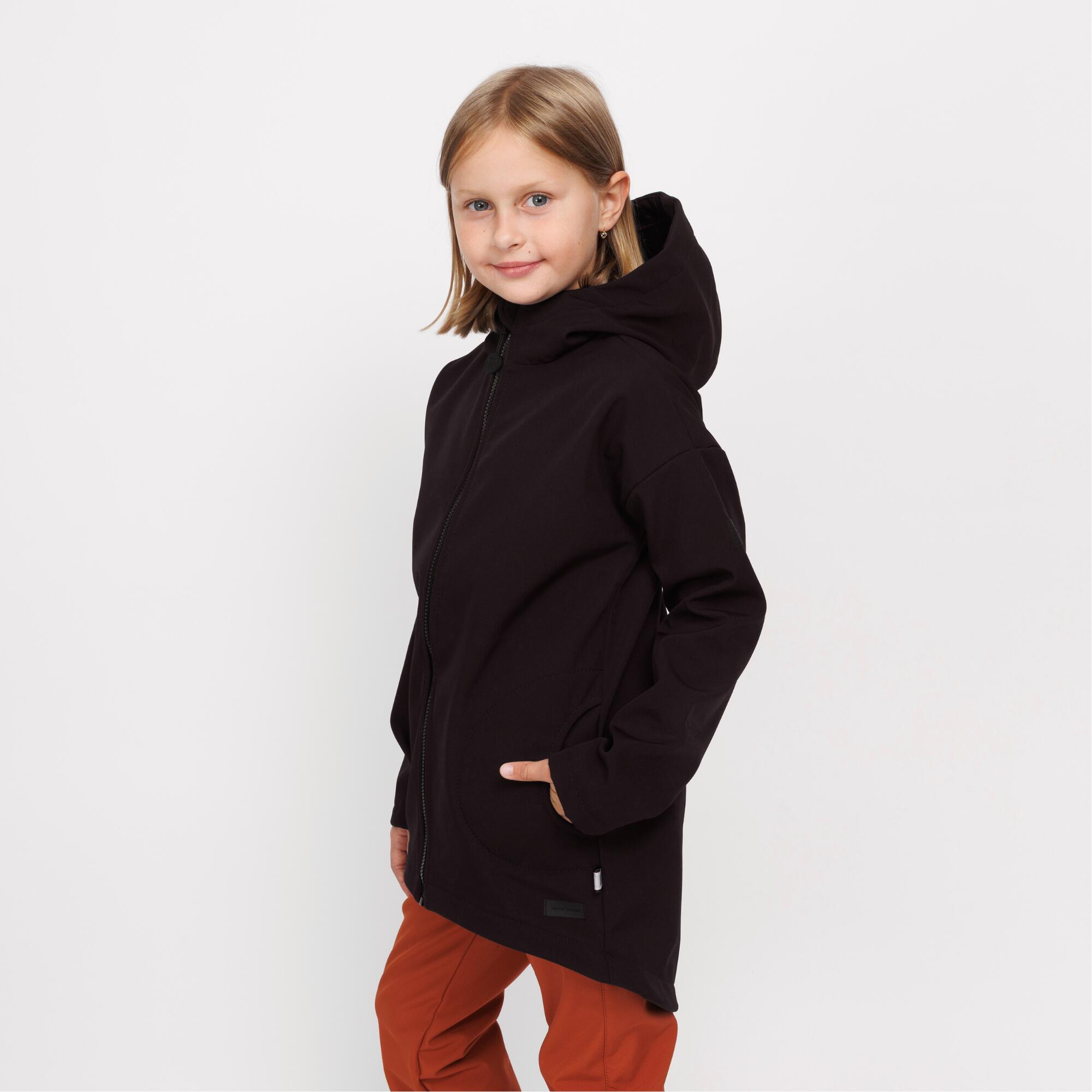 Dětský softshellový oversize kabátek 2/7