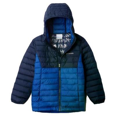 Columbia model powder lite ii hooded jacket kleur blauw