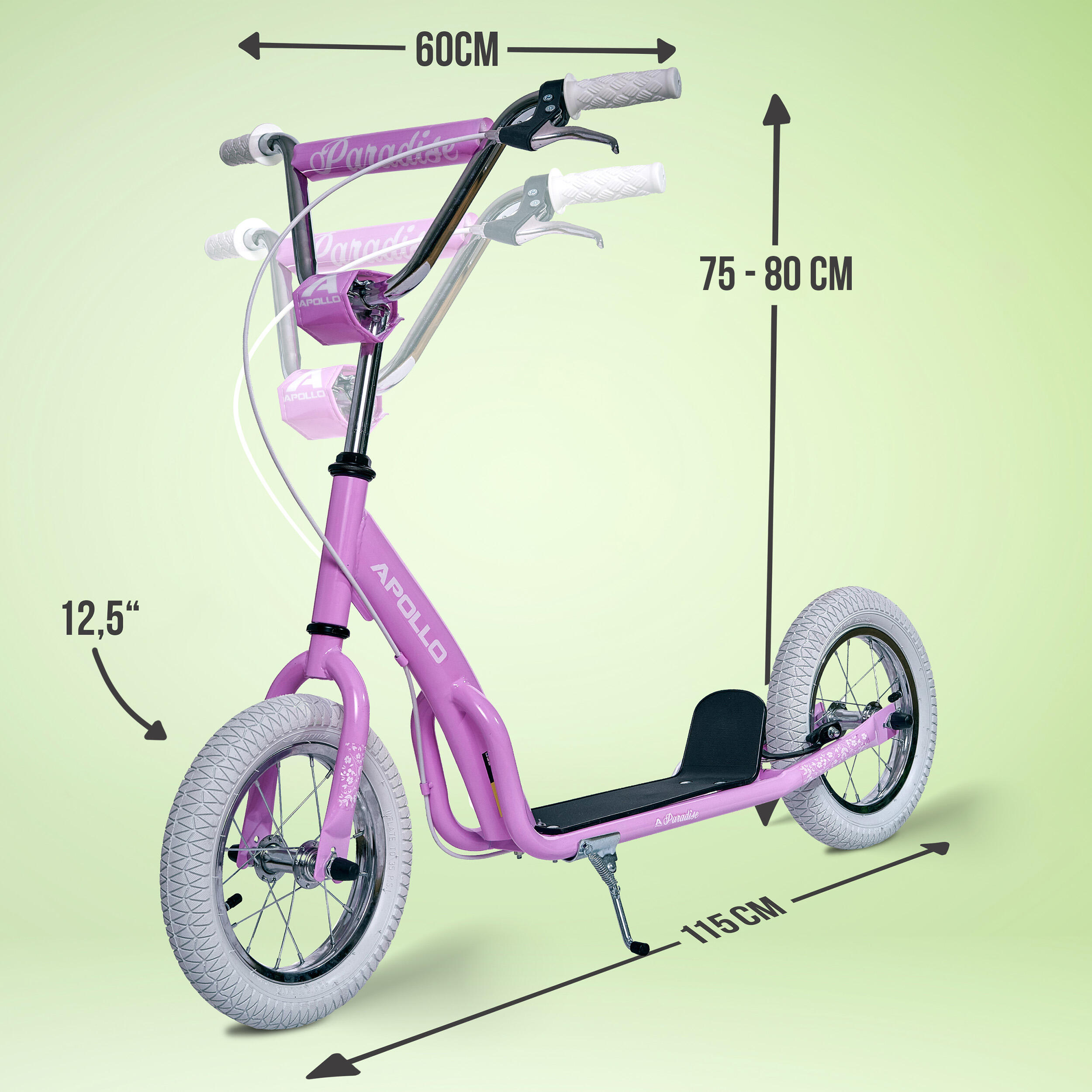 Apollo Retro Step Paradise – 12,5" luchtbanden voor kinderen en tieners 2/7