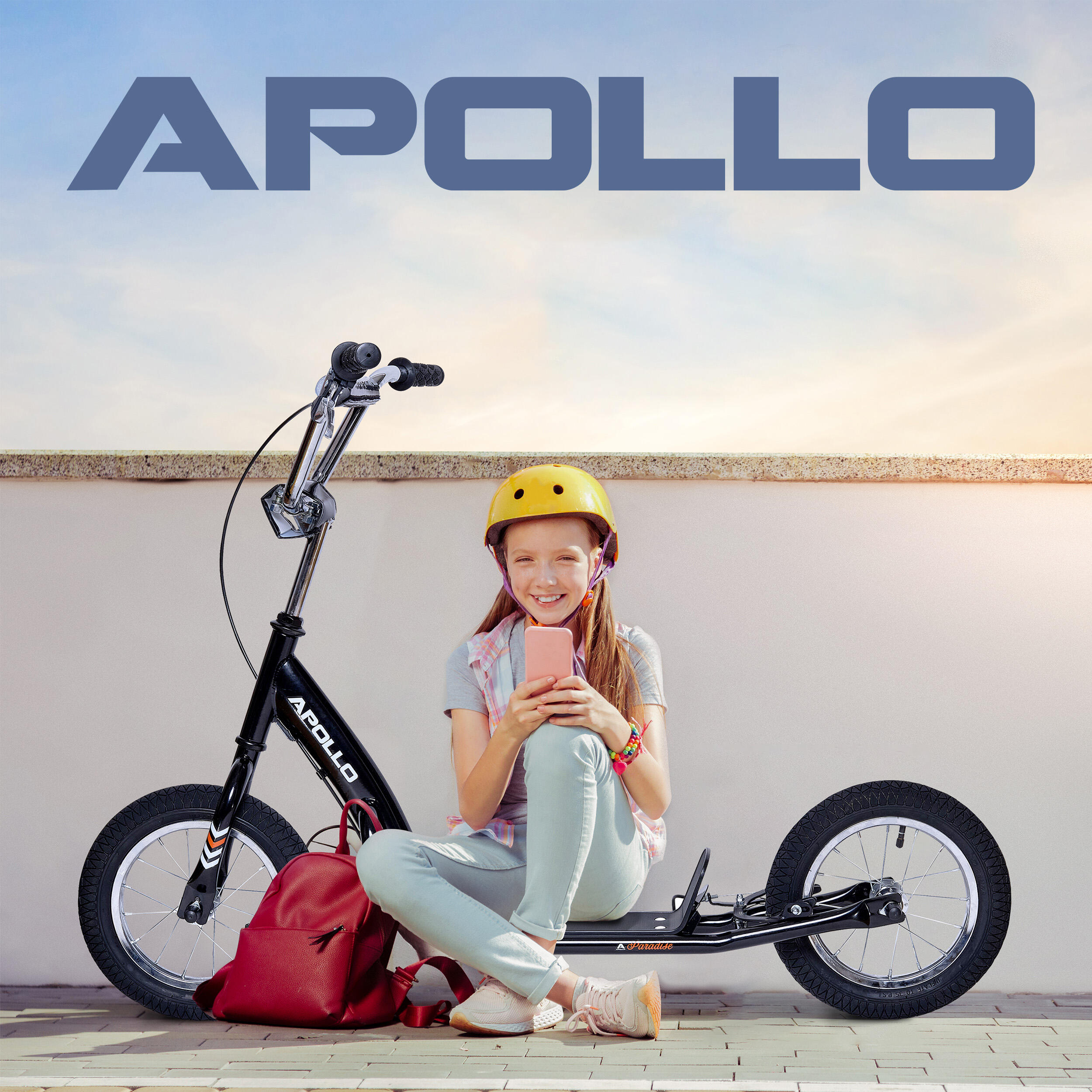 Trottinette Apollo Paradise Retro – 12,5" pneus à air pour enfants 7/7