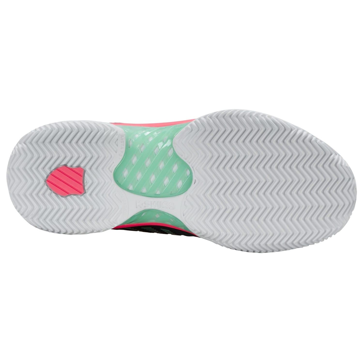 Zapatillas de tenis y pádel de mujer K-Swiss HYPERCOURT EXPRESS 2 HB negro rosa 2/7
