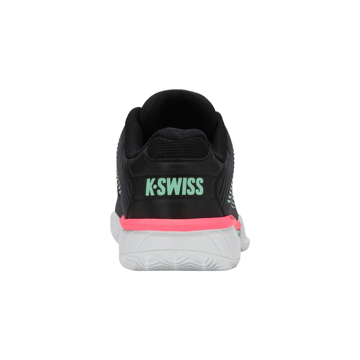 Zapatillas de tenis y pádel de mujer K-Swiss HYPERCOURT EXPRESS 2 HB negro rosa 5/7