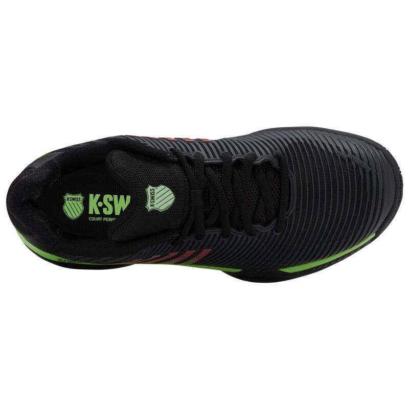 K-Swiss Hypercourt Express 2 Homme – Chaussures Tennis Toutes Surfaces, Légères, Amorties Surgelite, Durawrap Flex