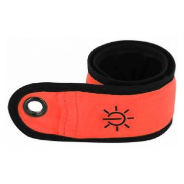 Brassard Lumineux LED Rechargeable - Haute Visibilité Nuit - Rouge - Adulte - Mixte - Running - Sport