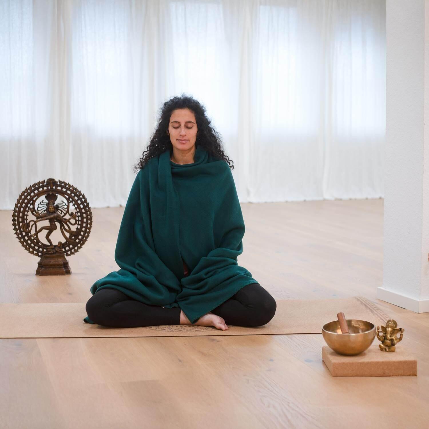 Bodhi Asana fleece yogadeken, 140 x 200 cm 5/7