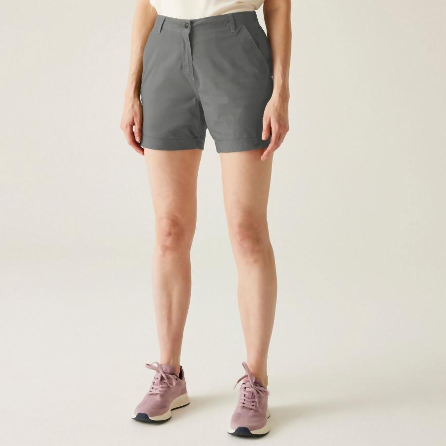 Regatta - Short - Modèle Xanthi Randonnée Femme - Bermuda - Gris - Decathlon