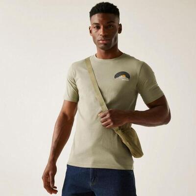 T-shirt korte mouwen heren grafische print korte mouwen