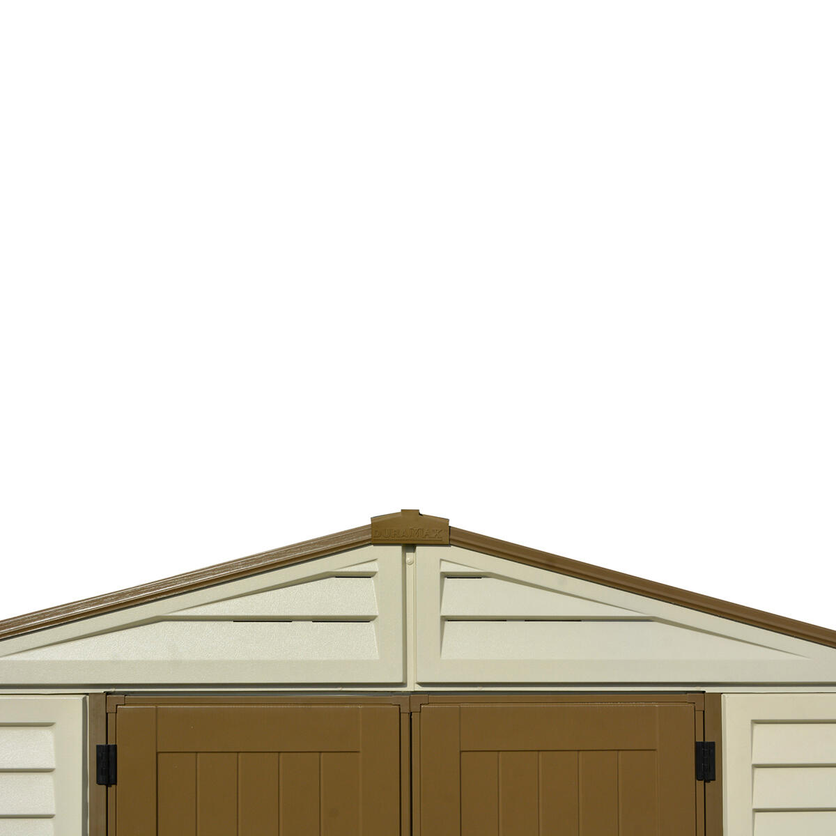 Caseta jardín Woodbridge Plus 10.5×13 PVC beige/marrón 7/7