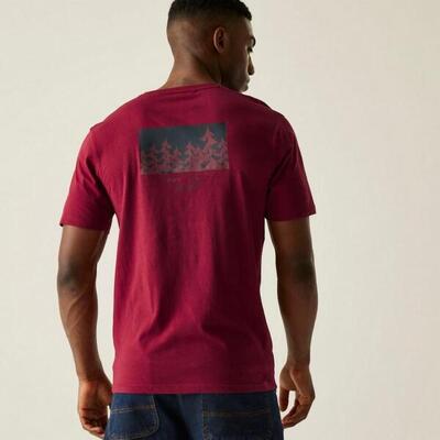 T-shirt korte mouwen heren grafische print korte mouwen