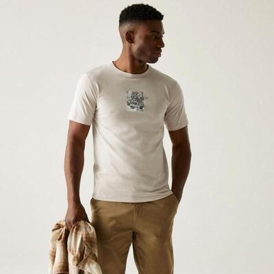 T-shirt korte mouwen heren grafische print korte mouwen