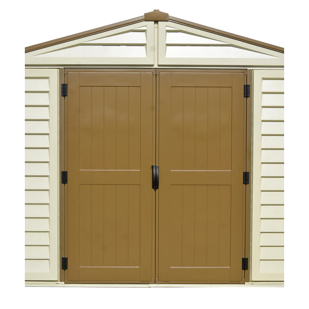 Caseta jardín Woodbridge Plus 10.5×13 PVC beige/marrón 6/7