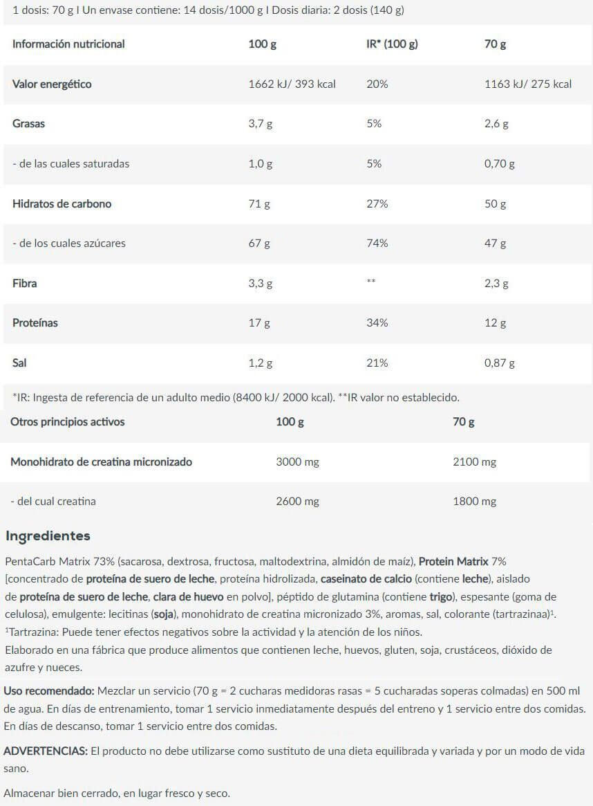 Hard gainer - Muscle Mass - Vanille 4/5