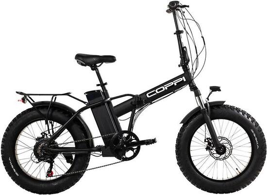 Bicicletta Elettrica Pieghevole 20" Fat Bike Coppi by Madicks 250W E-Bike