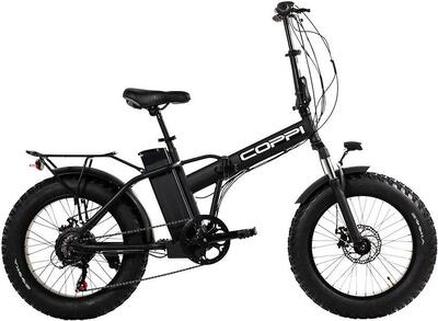 Bicicletta Elettrica Pieghevole 20" Fat Bike Coppi by Madicks 250W E-Bike