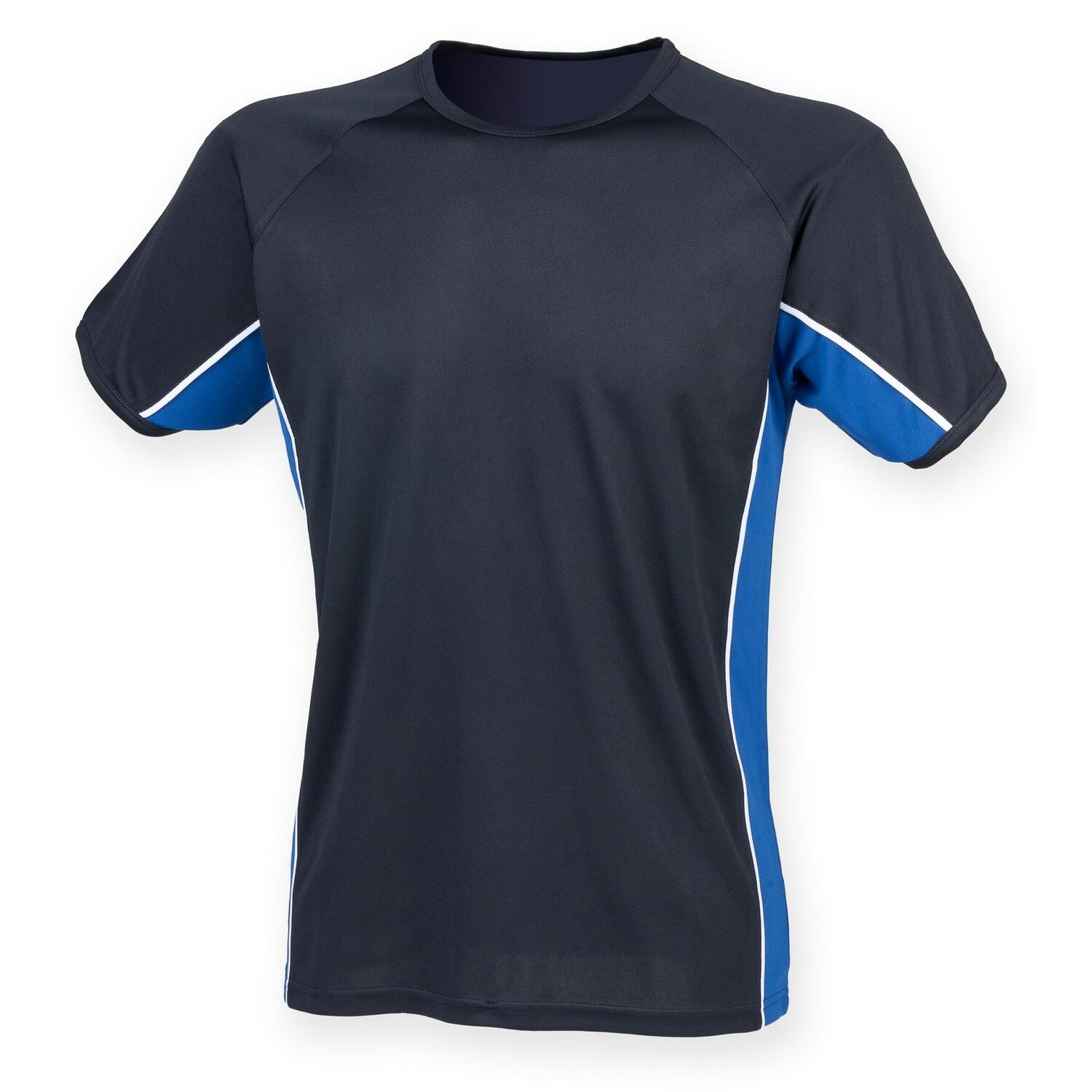 Finden & Hales Childrens/Kids Short Sleeve Performance Panel Sports T-shirt
