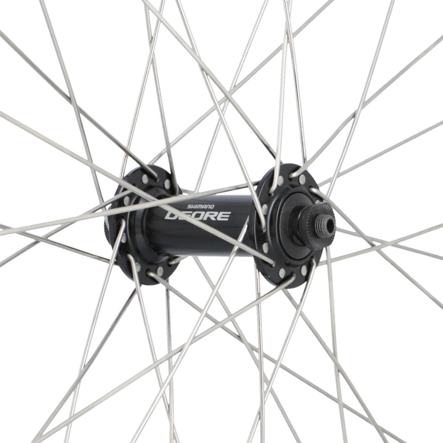 Shimano Velox Voorwiel M610 28" Deore Disc Zwart 2/2