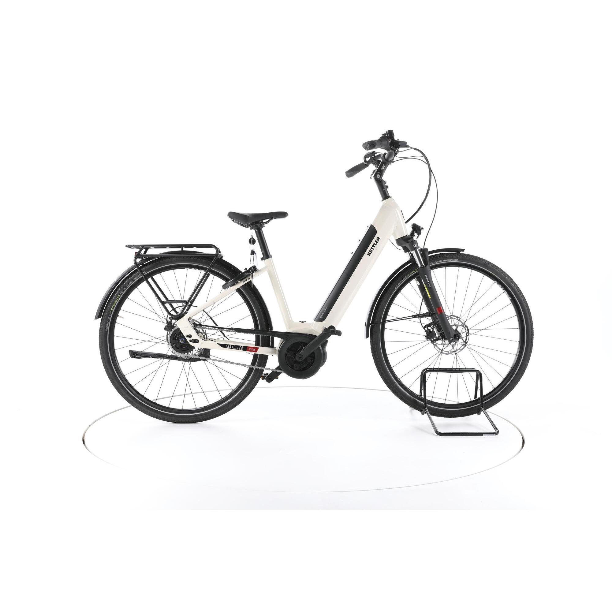 Kettler - Reconditionné - Kettler Traveller E-gold P5 City Vélo Entrée Basse  - Très Bon - Vélo Ville - Beige - 46 L/xl - Decathlon