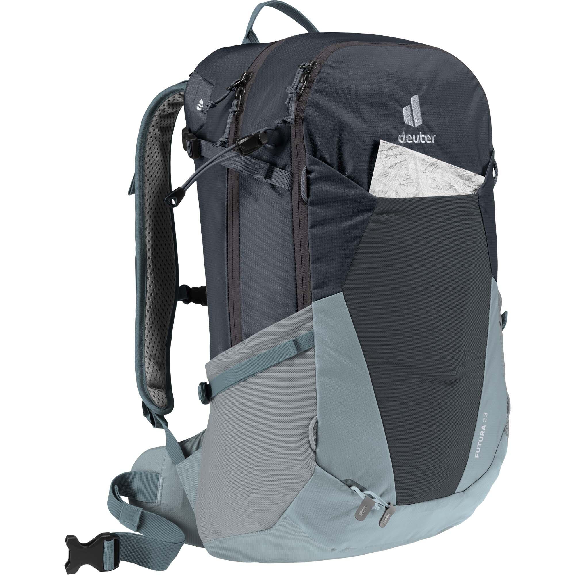 Sac à dos Deuter Futura 23 L Graphite/Shale Aircomfort, bretelles ActiveFit 1/7
