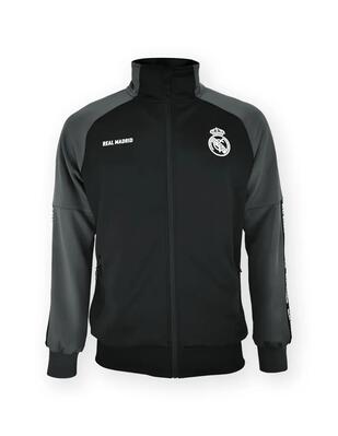 Iconische madridista-trui met rits voor kinderen