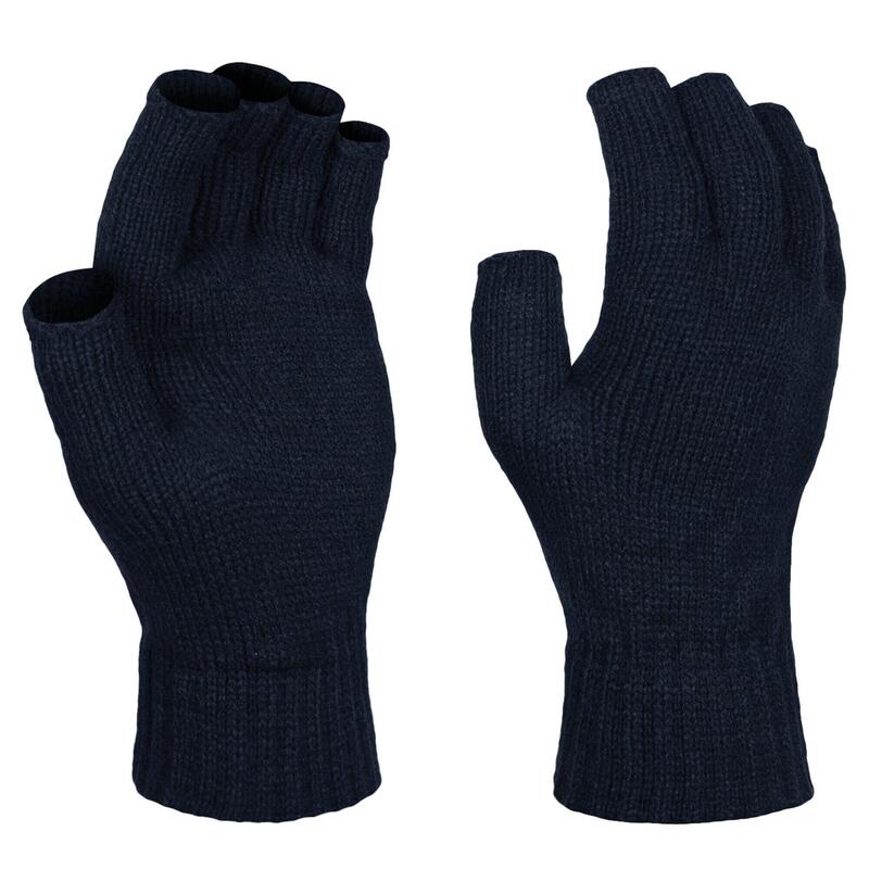 Unisex Fingerless Mitts / Gloves (Navy)