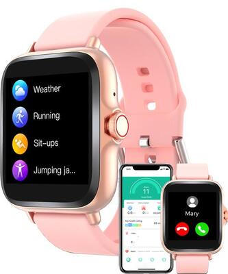 Smartwatch - 7 sportmodi - stappenteller – hartslagmeter - swc156ro