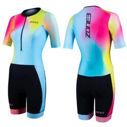 Trifonction Zone3 Activate+ femme manches courtes bleu respirante