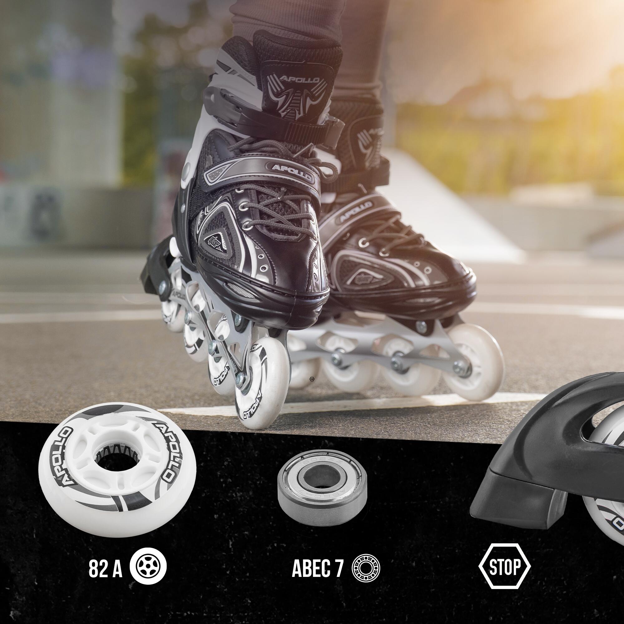 Apollo Super Blade LED ABEC7 Inlineskates für Kinder verstellbar 5/7