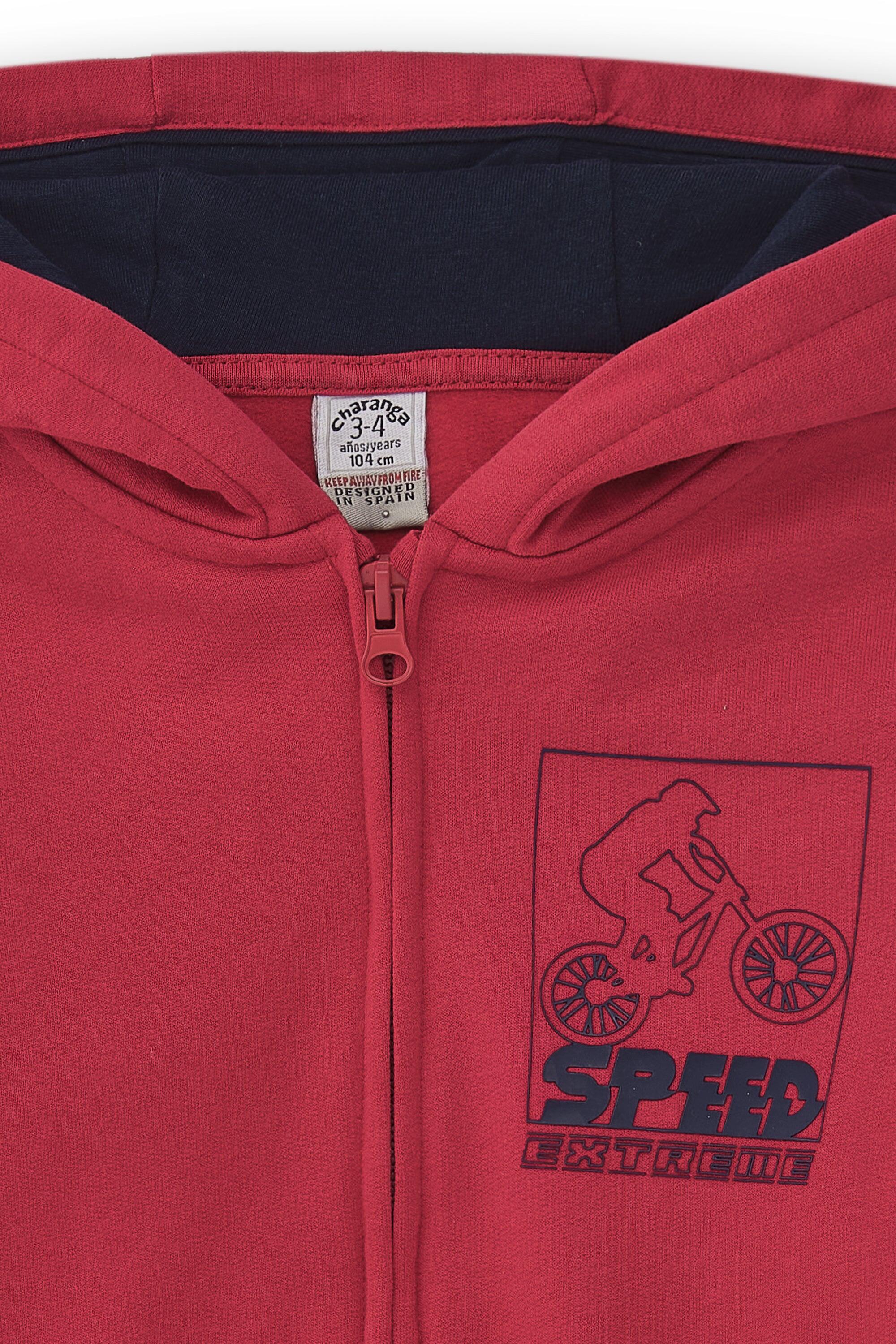 Moletom vermelho Speed ​​para 2/4