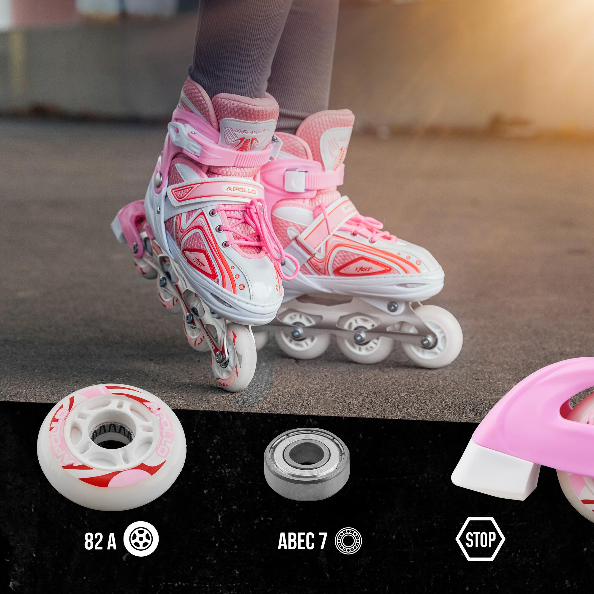 Apollo Super Blade LED ABEC7 Verstelbare kinder inlineskates 5/7