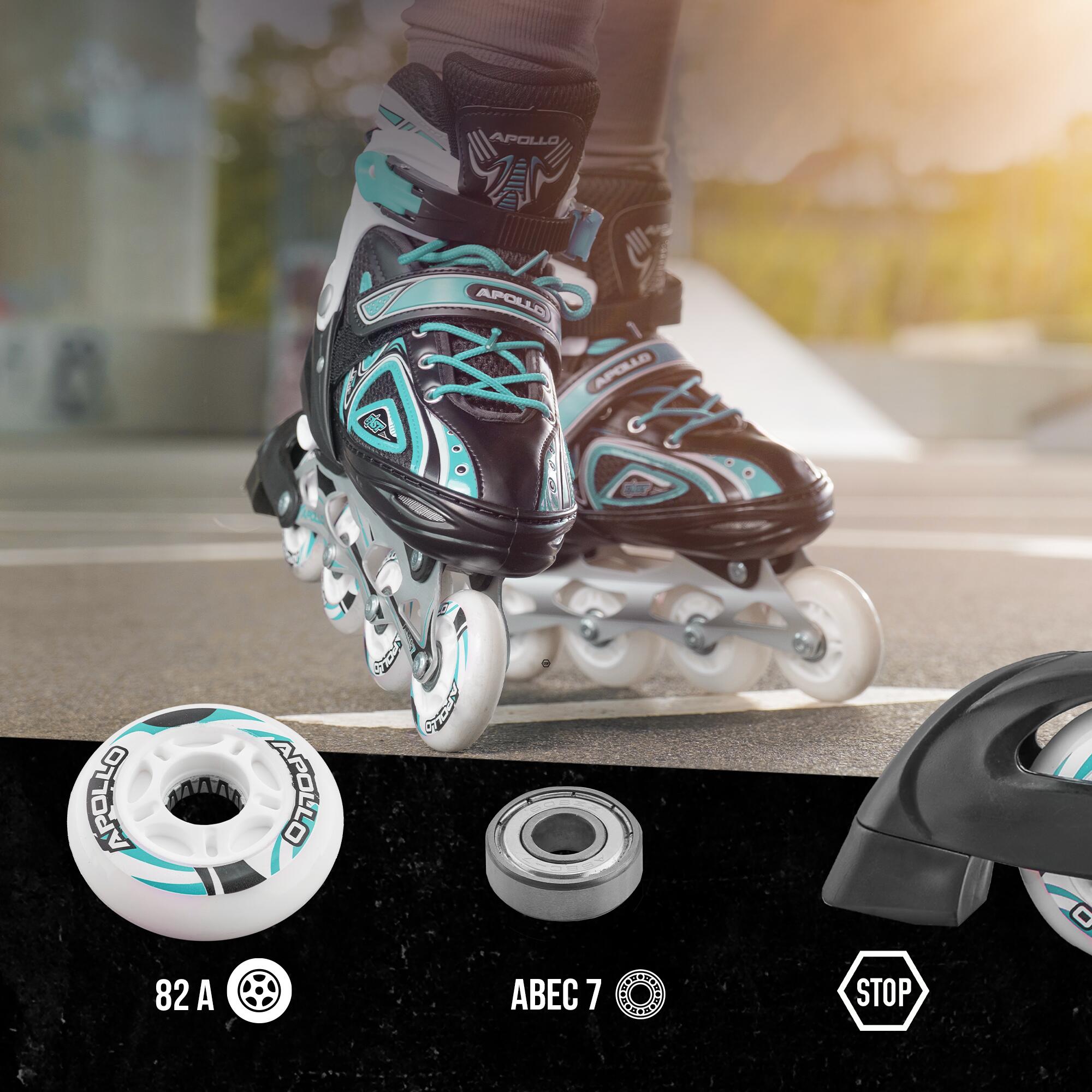 Patins à roulettes pour Adultes et Enfants - QIFAshma - Taille Réglable