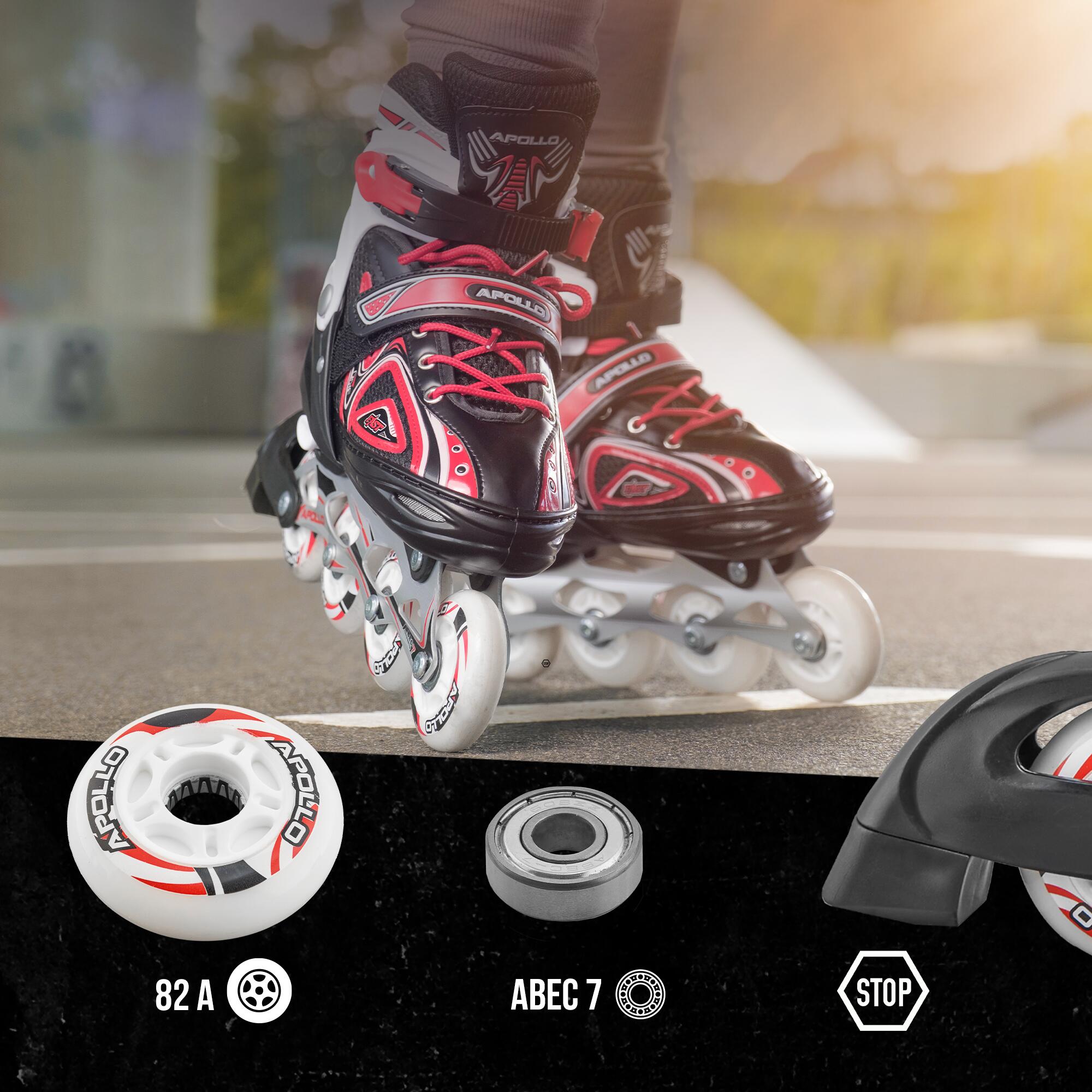 Apollo Super Blade LED ABEC7 Patins à roulettes enfant réglables 5/7