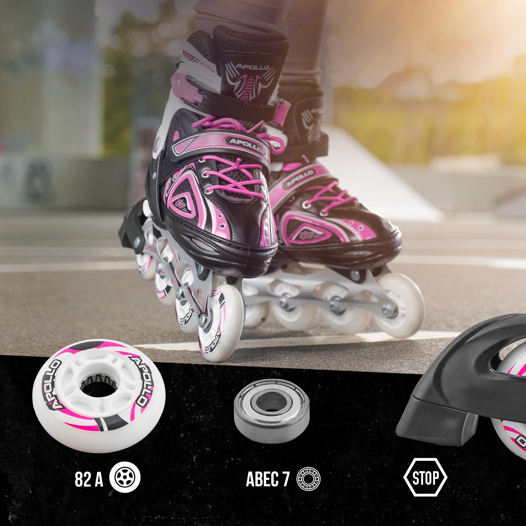 Apollo Super Blade LED ABEC7 Patins à roulettes enfant réglables 5/7