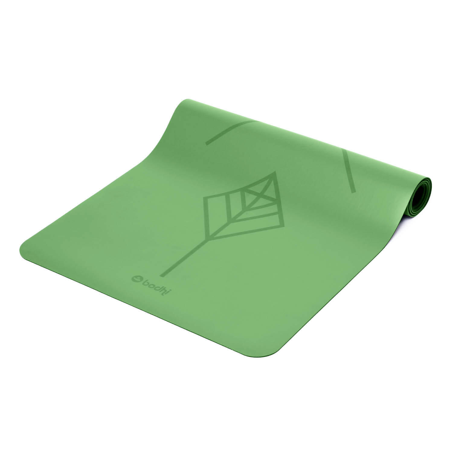 Slipvaste yogamat Phoenix 4 mm rubberen 3/6