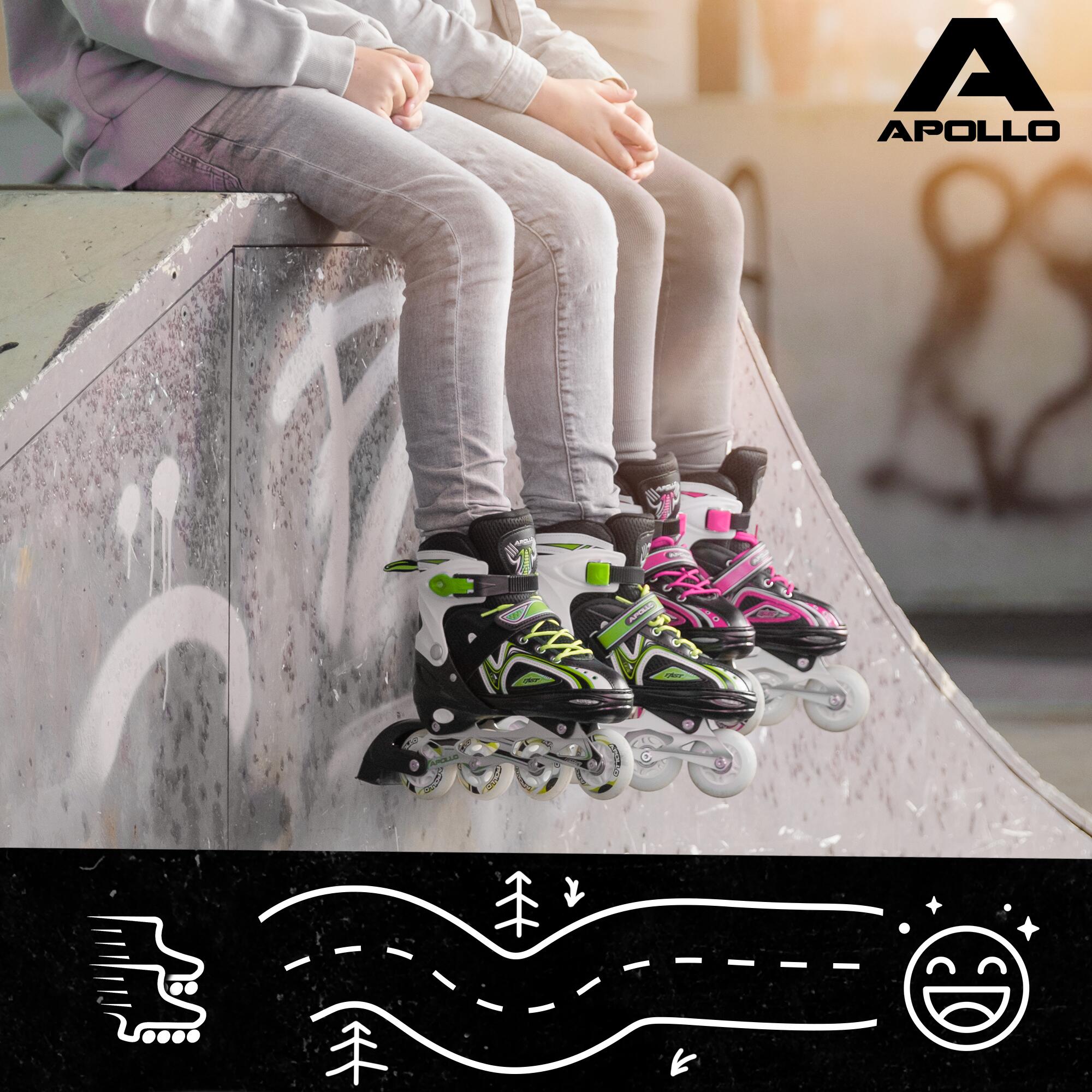 Apollo Super Blade LED ABEC7 Patins à roulettes enfant réglables 6/7