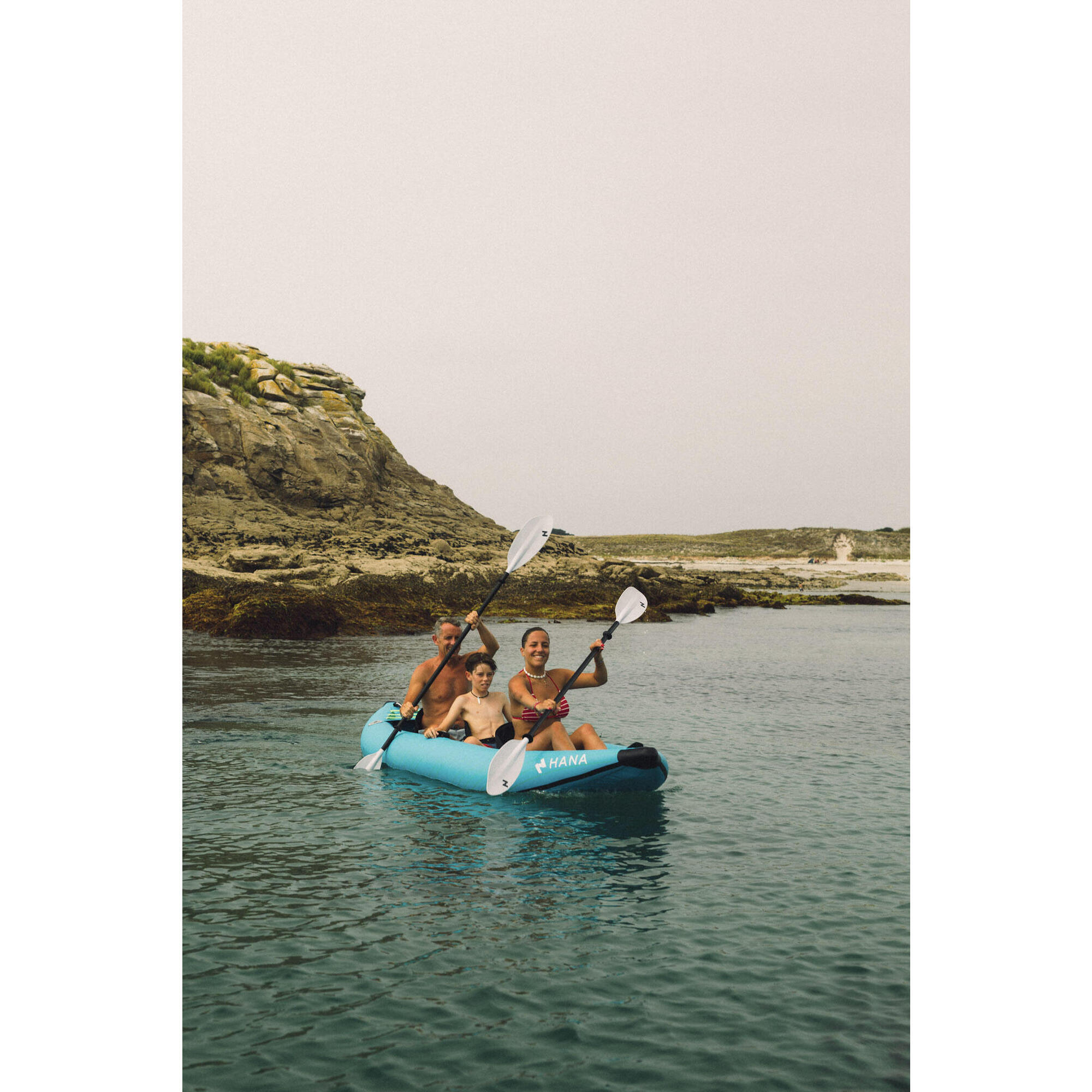 Hana Outdoors - Pagaie Double Kayak Hana - Pagaie - Noir - 230 Cm - Decathlon