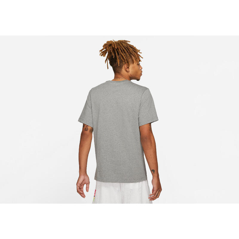Tricou universal dc9354091 cu mânecă scurtă gri bărbătesc