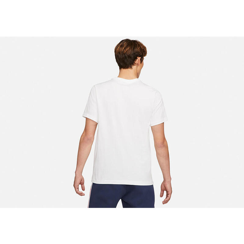 Tricou sport db6510100 cu mânecă scurtă alb bărbătesc