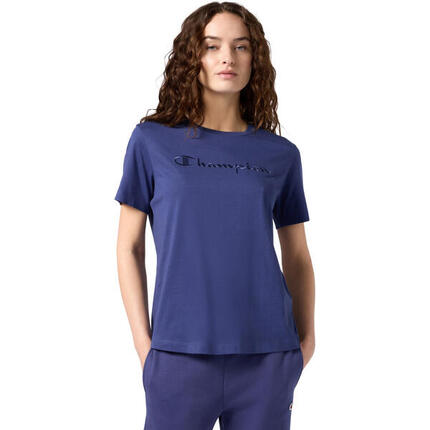 Champion Damen T-Shirt kurzarm 100% Baumwolle