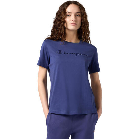 Champion Damen T-Shirt kurzarm 100% Baumwolle