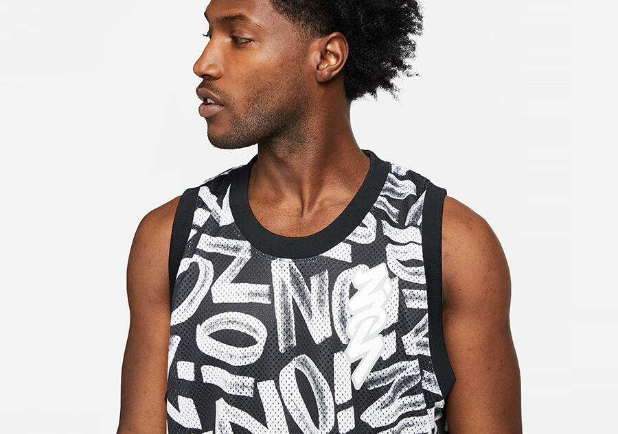 Camisetes para basquete para homens / masculino Nike Air Jordan Zion Dri-fit 3/3