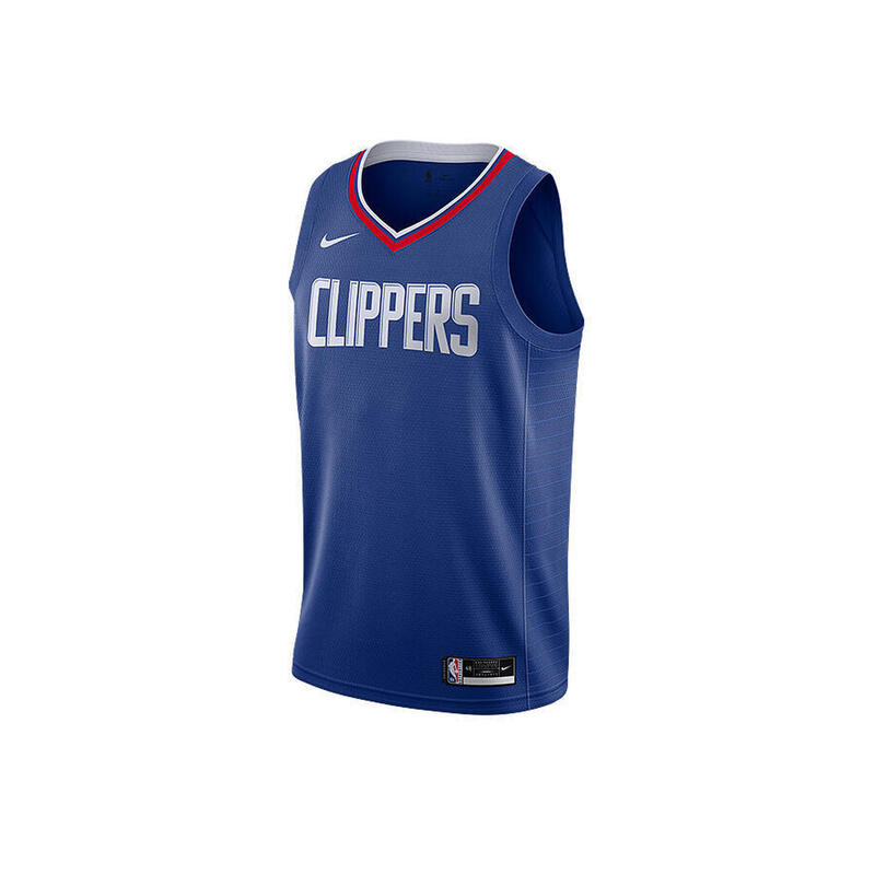 Tricou baschet cw3708495 fără mâneci albastru bărbătesc