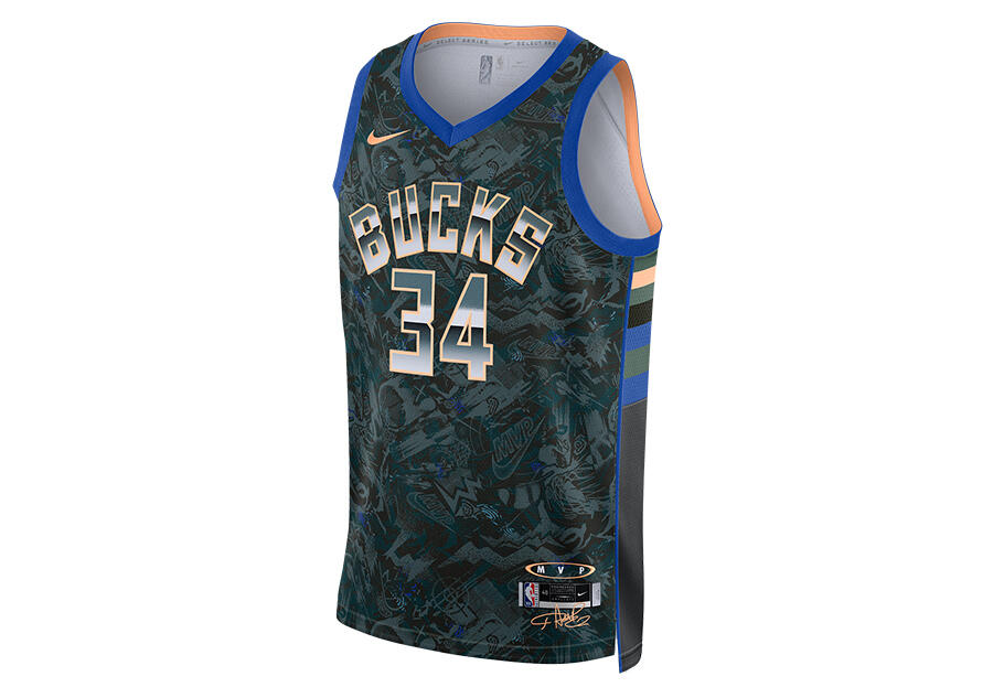 T-shirt basketball hommes Nike Nba Giannis Antetokounmpo Select 2/2