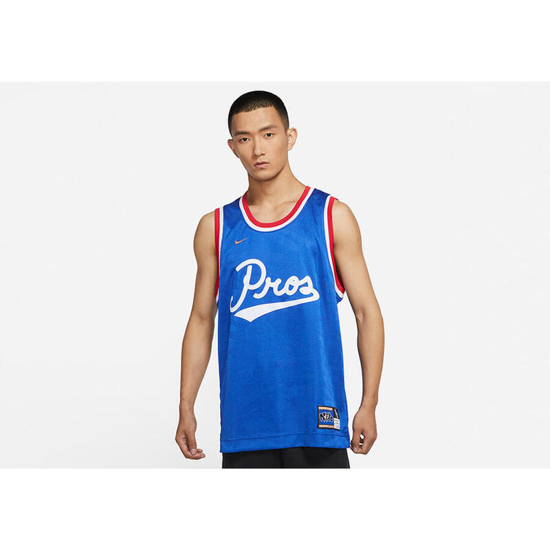 Tricou baschet da5991480 fără mâneci albastru bărbătesc