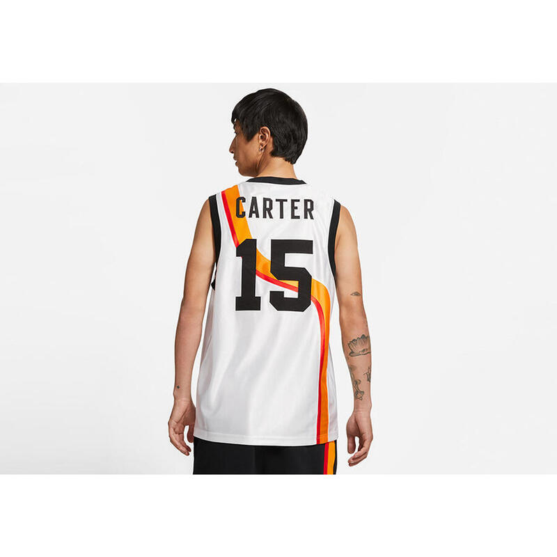 Tricou baschet cv1970100 fără mâneci alb bărbătesc