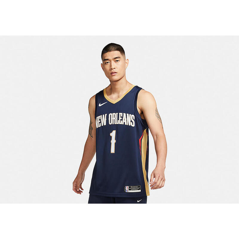 Tricou baschet cw3674424 fără mâneci bleumarin bărbătesc