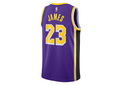 Magliette basket uomo Nike Nba Los Angeles Lakers Statement Edition Lebron James