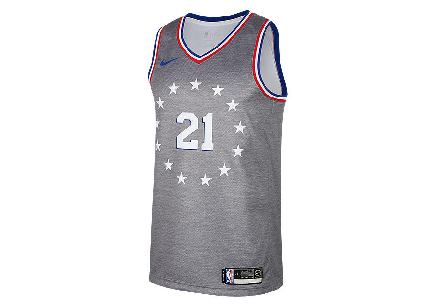 Camisetes para basquete para homens / masculino Nike Nba Philadelphia 2/2