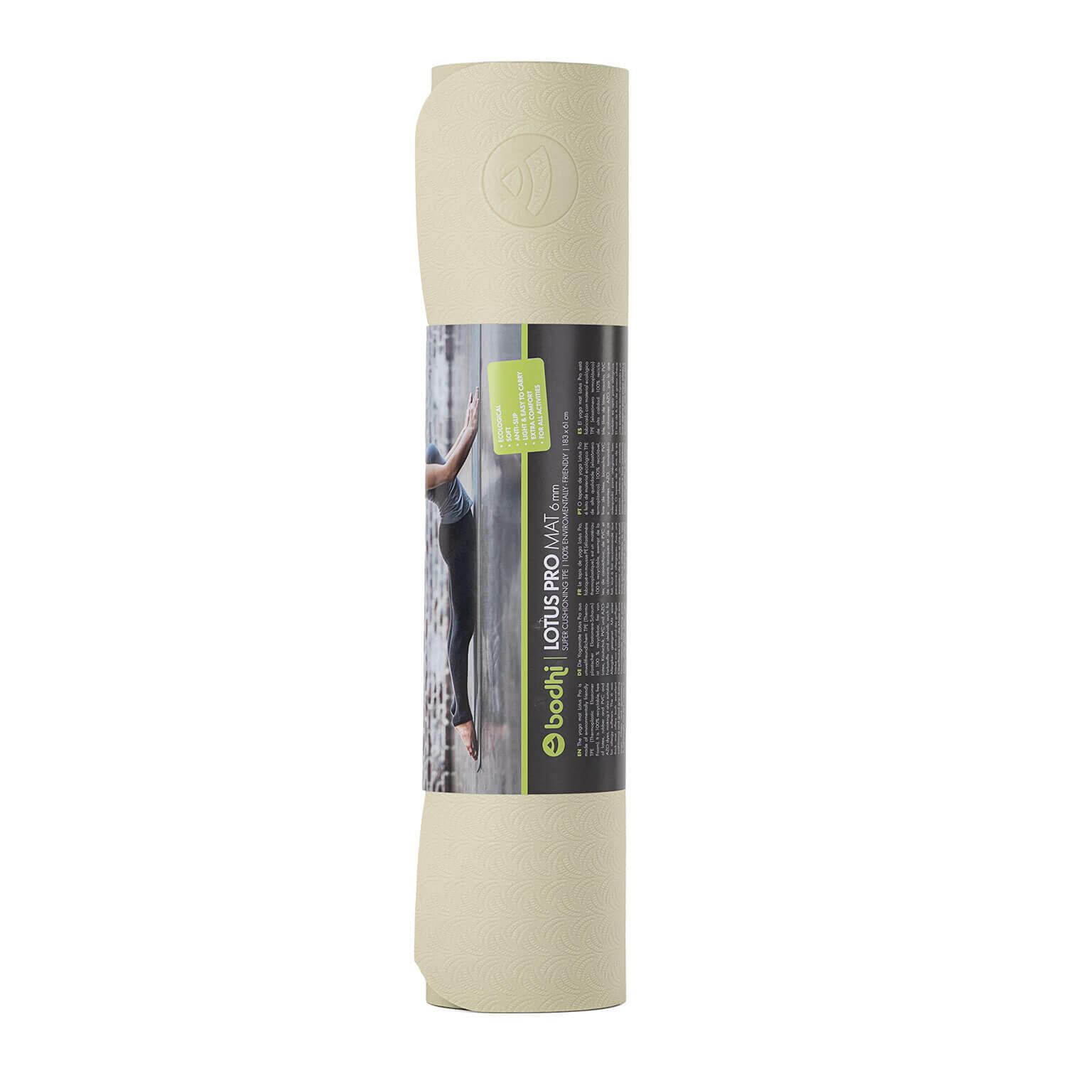 Tapis de yoga antidérapant Bodhi Lotus Pro 6 mm 7/7
